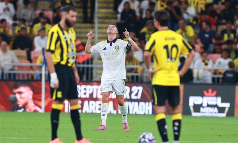 رونالدو يثأر من بنزيمة.. النصر يفوز على اتحاد جدة وينفرد بصدارة الدوري السعودي