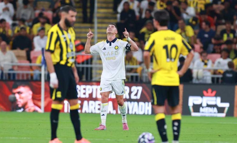 رونالدو يثأر من بنزيمة.. النصر يفوز على اتحاد جدة وينفرد بصدارة الدوري السعودي