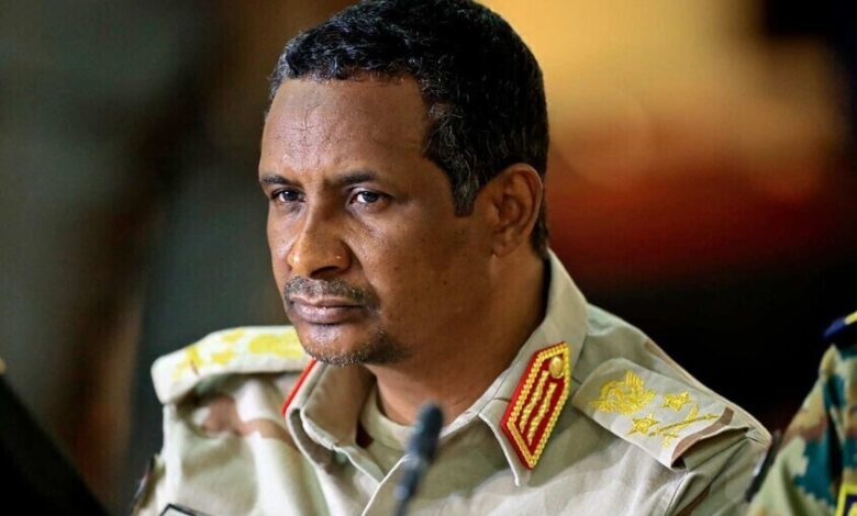 مصادر سودانية: حميدتي وأعضاء المجلس الرئاسي في الحكومة الموازية أدوا اليمين الدستورية في كينيا