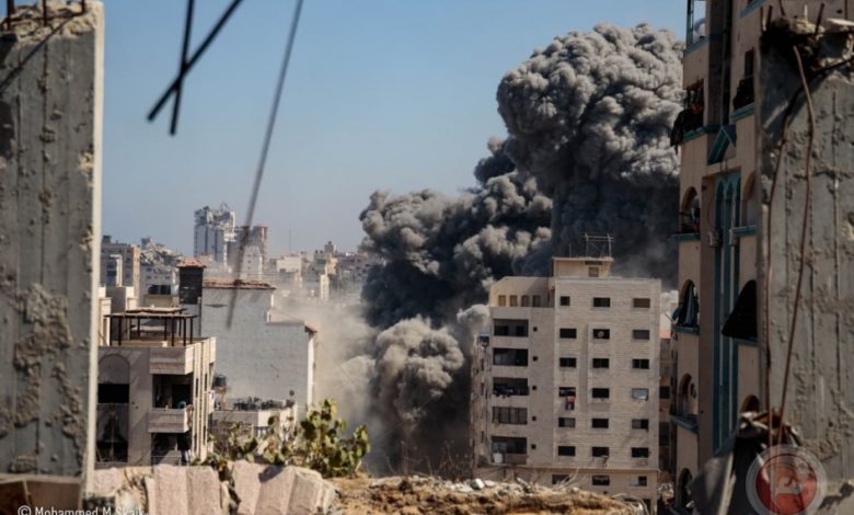 فيديو.. الاحتلال يفجر برج الكوثر جنوب مدينة غزة