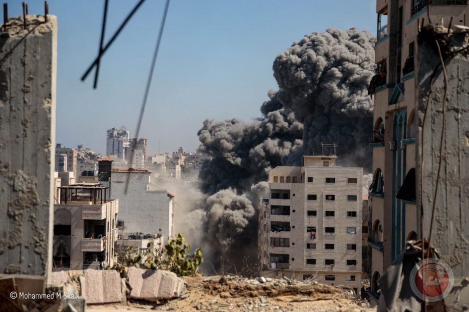 فيديو.. الاحتلال يفجر برج الكوثر جنوب مدينة غزة
