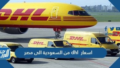 اسعار dhl من السعودية الى مصر