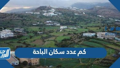 كم عدد سكان الباحة 2022