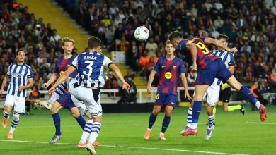 مفاجأة.. حكم مباراة برشلونة وريال سوسيداد يعترف بخطئه في هدف كوندي