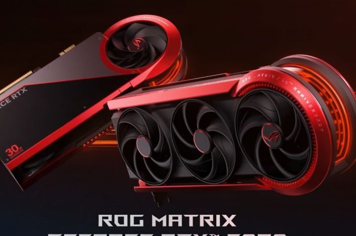 أسوس تقدم بطاقة ROG Matrix RTX 5090 مجانية موقعة من رئيس نفيديا التنفيذي