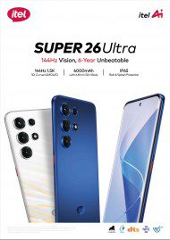 إطلاق هاتف itel Super 26 Ultra بشاشة AMOLED منحنية وبطارية ضخمة