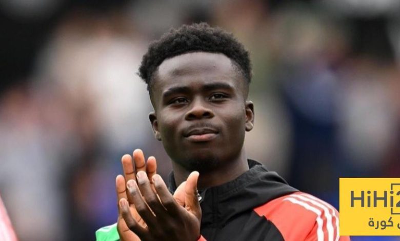 أرسنال يجهز راتبًا ضخمًا لساكا من أجل تجديد عقده