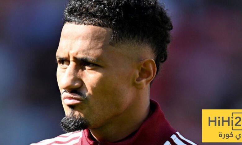 غياب ساليبا يوجه ضربة قوية لأرسنال قبل بداية دوري الأبطال