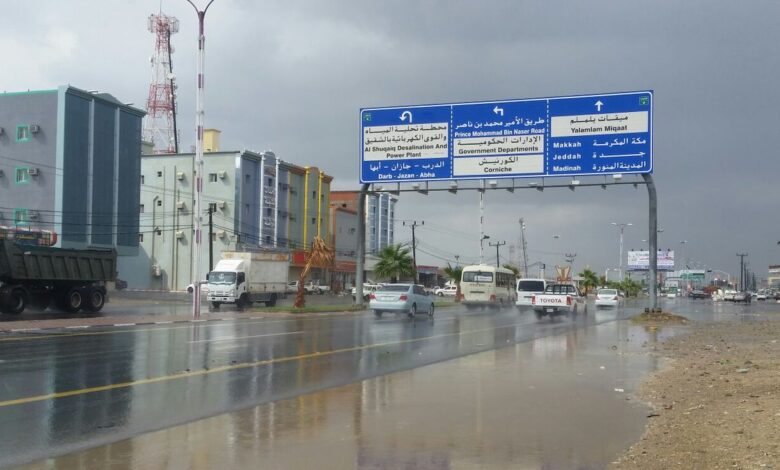 أمطار غزيرة وسيول ورياح مثيرة للأتربة على 3 مناطق اليوم