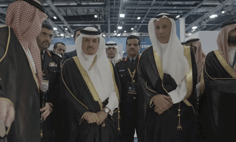 افتتاح الجناح السعودي بمعرض الدفاع الدولي في لندن