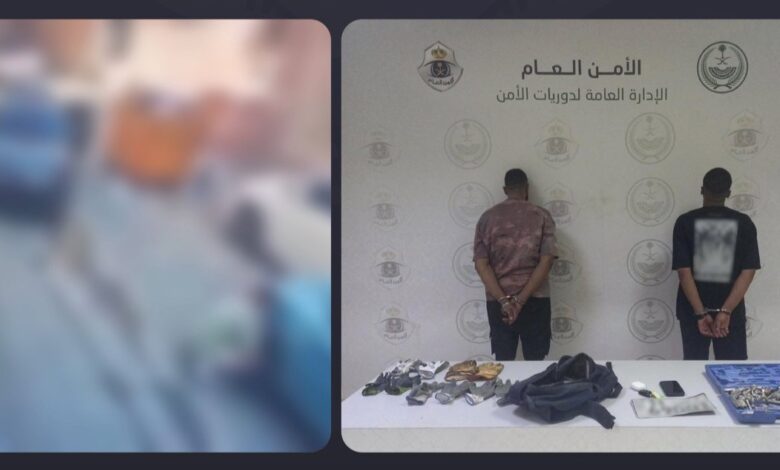 القبض على مقيم ومخالف لنظام أمن الحدود لسرقتهما أجزاء من مركبتين متوقفتين بالرياض