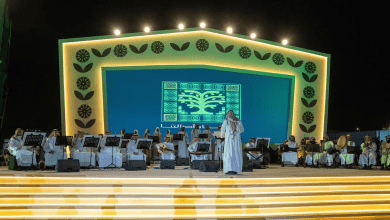 سماء الأحساء تُضاء باحتفالات اليوم الوطني