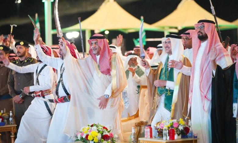 محافظات الباحة تحتفي باليوم الوطني الـ 95 للمملكة