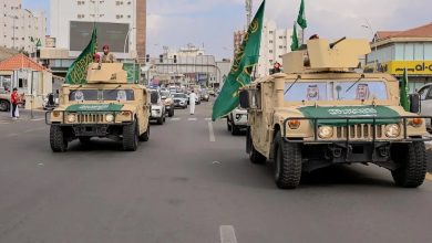 مسيرات أمنية تجوب شوارع الباحة احتفاءً باليوم الوطني الـ95
