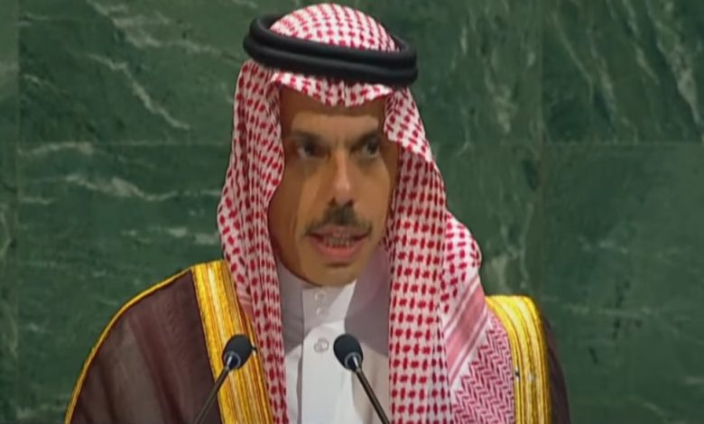 وزير الخارجية الأمير فيصل بن فرحان