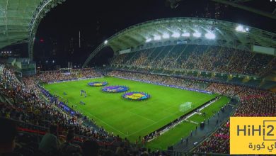 صورة : تيفو ” النصر العظيم ” يزين ملعب الأول بارك