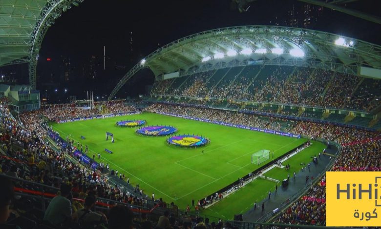 صورة : تيفو ” النصر العظيم ” يزين ملعب الأول بارك