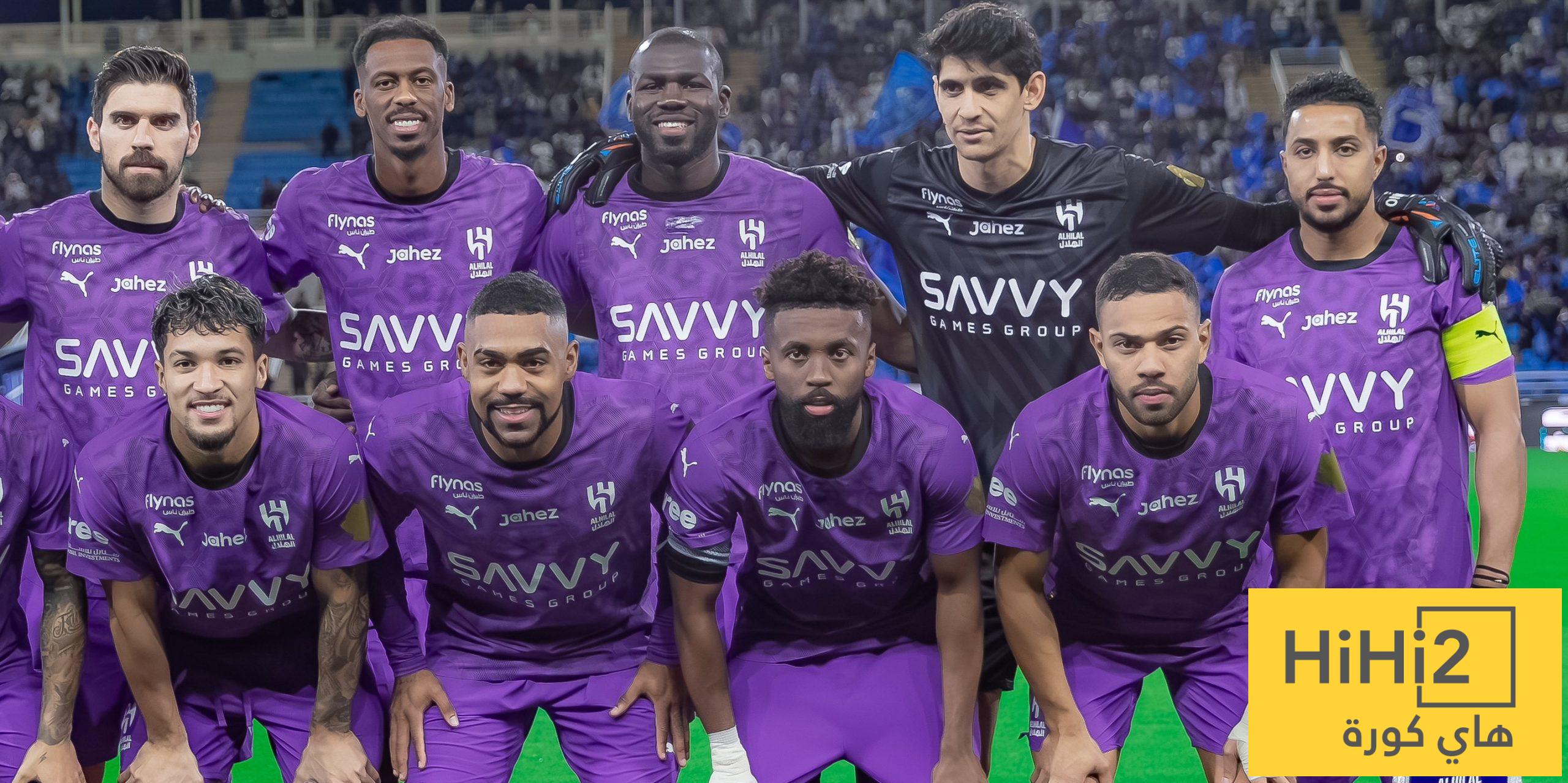الظهور الأول لثنائي الهلال أمام الدحيل