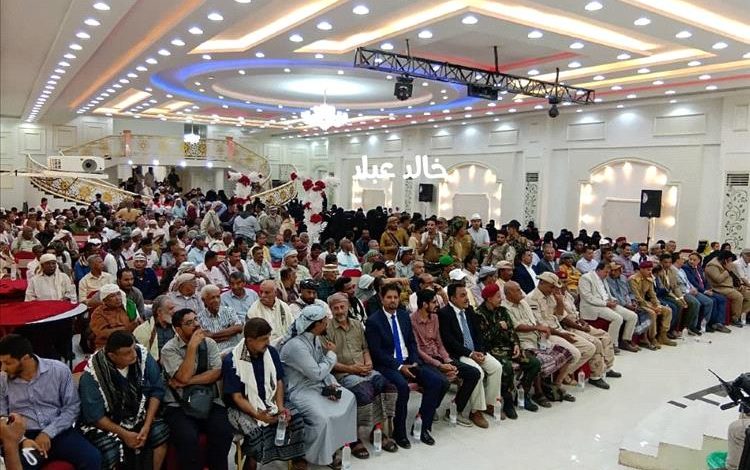 أبين تشعل قناديل الفرح بتكريم المناضل غيثان