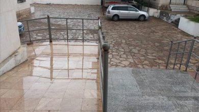 أمطار على ضواحي المكلا الشرقية