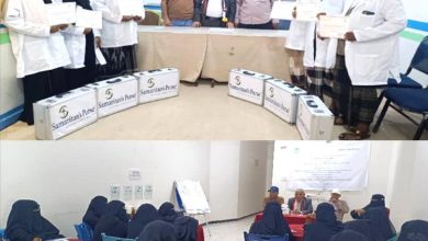 اختتام دورات تدريبية وتكريم عمال الصحة الحيوانية بالمخاء برعاية رسمية ودعم دولي
