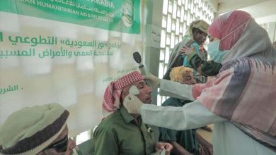 تدشين مخيم طبي جراحي للعيون بمديرية طور الباحة في بلحج
