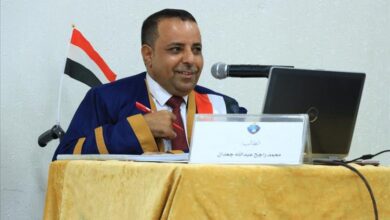 جريح ينال درجة الماجستير  في الرياضيات البحتة من جامعة إقليم سبأ