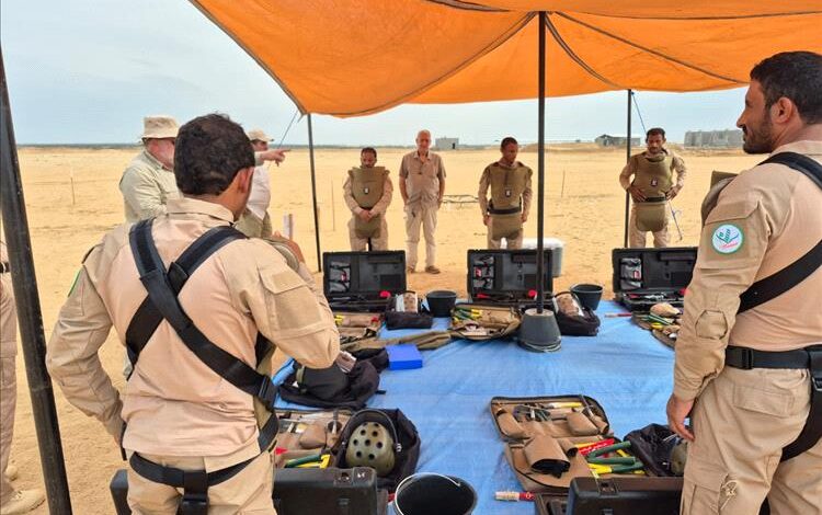 حجة.. البرنامج السعودي يعلن بدء عمليات نزع الألغام في ميدي بعد شهر من المسوحات