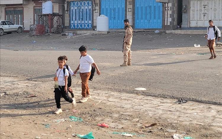 حملة أمنية بحالمين لتأمين مرور طلاب وطالبات مدارس المجمع التربوي