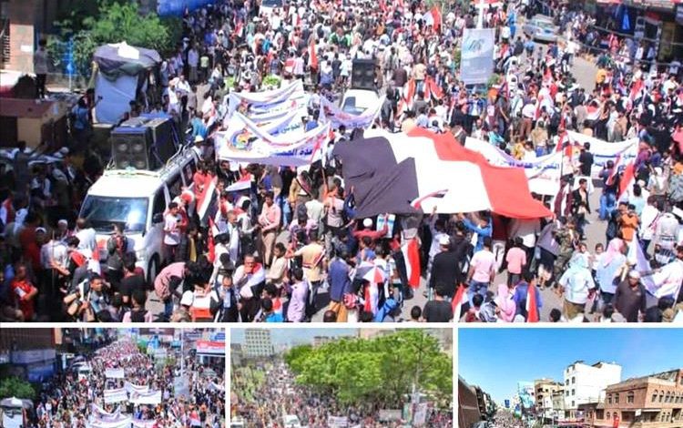 عشرات الآلاف في تعز يحتشدون احتفاءً بالذكرى الـ63 لثورة 26 سبتمبر
