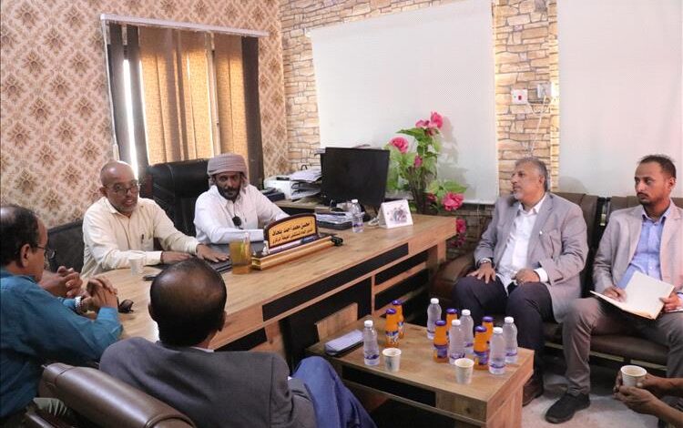 فريق التوجيه والرقابة الرئاسي يتفقد مستشفى الغيضة المركزي ومستشفى الحميات بمحافظة المهرة