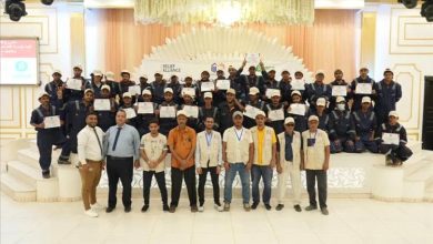 مؤسسة التضامن للتنمية تختتم برنامج التدريب المهني في لحج وتخرج 80 متدرباً ومتدربة