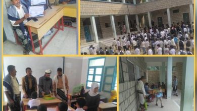 مدرسة ظبة بيافع رصد تُكرم المعلمين والطلاب الأوائل والداعمين للعملية التعليمية