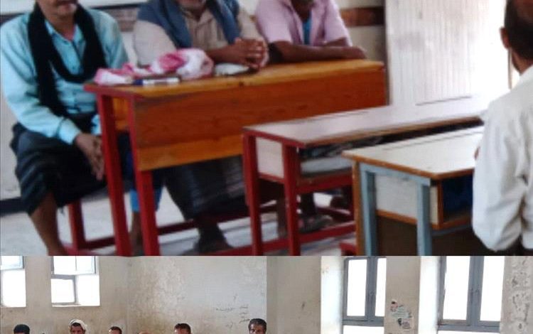 مدير الاحصاء بمكتب التربية والتعليم بالازارق يتفقد العملية التعليمية في مدرسة الوحدة عُسف