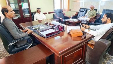 مدير عام تربية شبوة يبحث مع مدير تربية ميفعة تحديات التعليم في المديرية