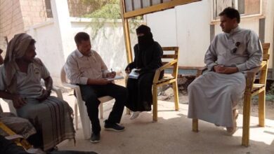 مدير عام رضوم يلتقي فريق المسح لمنظمة الإنقاذ الدولية IRC والتقييم السنوي