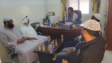 مدير وحدة النظافة و التحسين بمديرية القطن يلتقي لجنة الزواج الجماعي بمنطقة العنين
