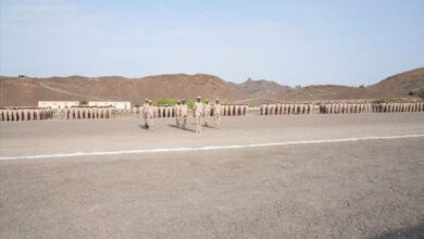 وزير الدفاع يشيد بجاهزية اللواء الثالث حزم في محور المندب