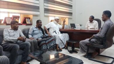 وفد الهيئة الحضرمية لإصلاح ذات البين و مؤسسة الأحقاف التنموية يزورون مكتب وزارة التخطيط