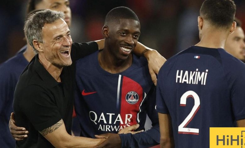 إنريكي يؤلف أغنية الكرة الذهبية لديمبيلي