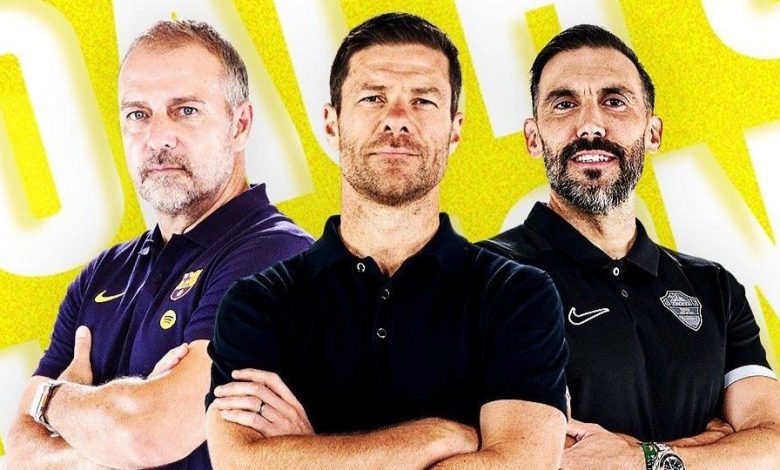 ألونسو ينافس فليك على جائزة مدرب الشهر في الليغا