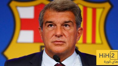 رد لابورتا على موعد عودة برشلونة إلى الكامب نو