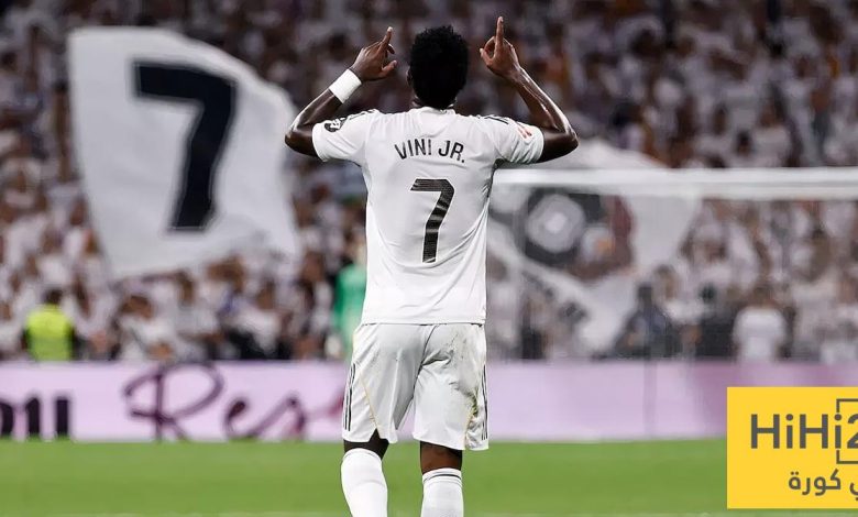 فينيسيوس على أبواب العودة الذهبية لريال مدريد
