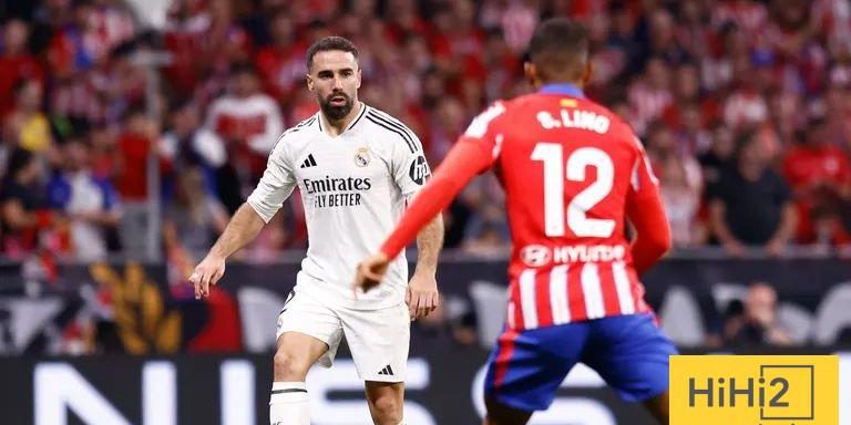 كارفاخال يتسلح بسجل قوي أمام أتلتيكو مدريد