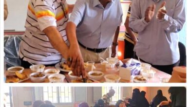 الداؤودي ومقبلي يحتفلان مع كوادر محو الأمية وتعليم الكبار بمحافظة عدن
