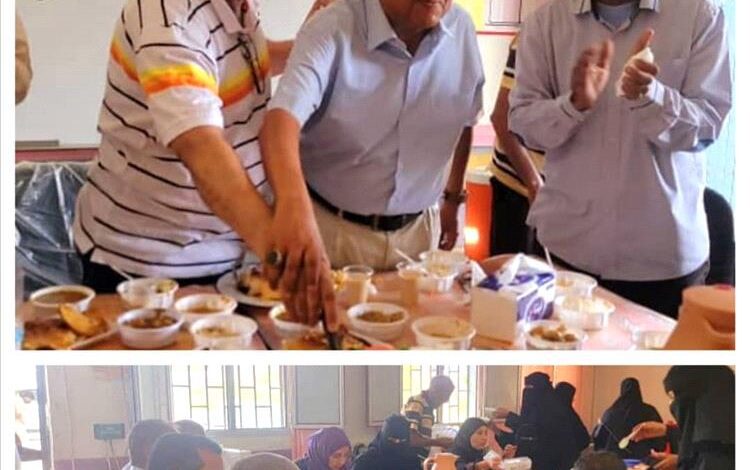 الداؤودي ومقبلي يحتفلان مع كوادر محو الأمية وتعليم الكبار بمحافظة عدن