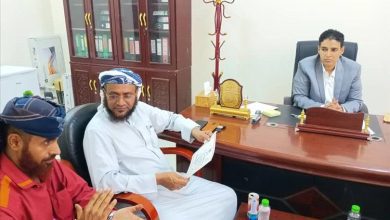 بن مهري يناقش مع وكيل وزارة الاوقاف تنفيذ حملة  محو أمية مشتركة في مصلحة السجون بالمناطق المحررة