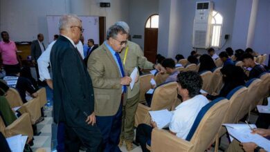 جامعة عدن تدشن امتحانات المفاضلة بكلية الطب والعلوم الصحية
