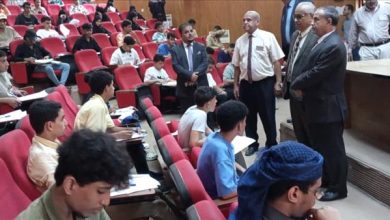 جامعة عدن تدشن امتحانات المفاضلة في كلية الهندسة للعام الجامعي الجديد