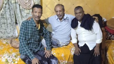 رئيس اتحاد الإعلام الرياضي بعدن يزور الصحفي الزميل منير مصطفي